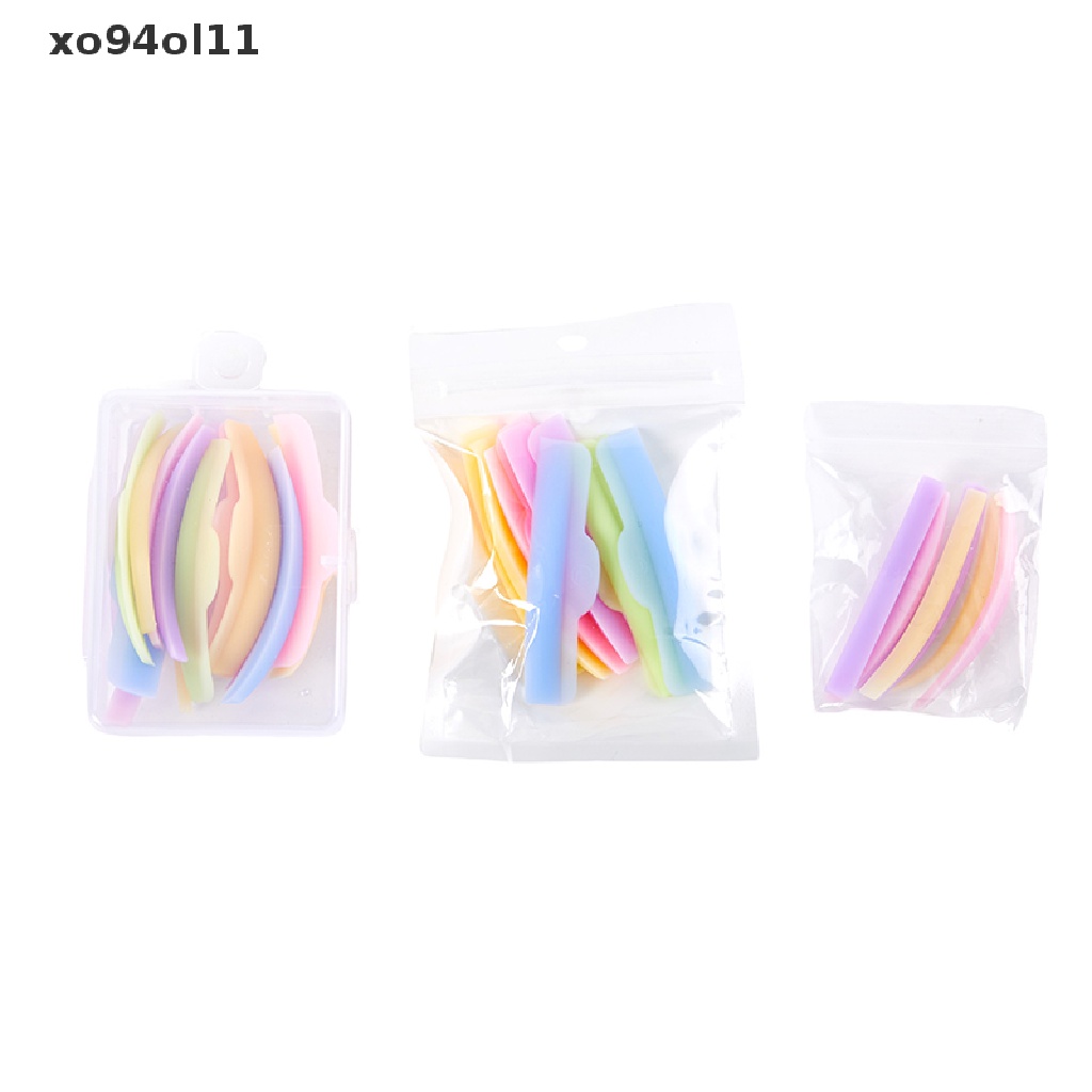 Xo 3per5 /8Pasang Lash Lift Lifg Curlers Curl Silicone Shields Pads Reusable Perm OL