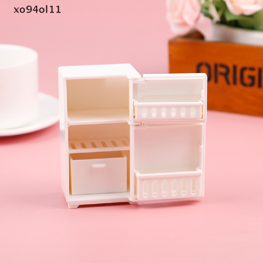 Xo Rumah Boneka Miniatur Bangku Kulkas Mainan Dapur Dekorasi Furniture Rumah OL