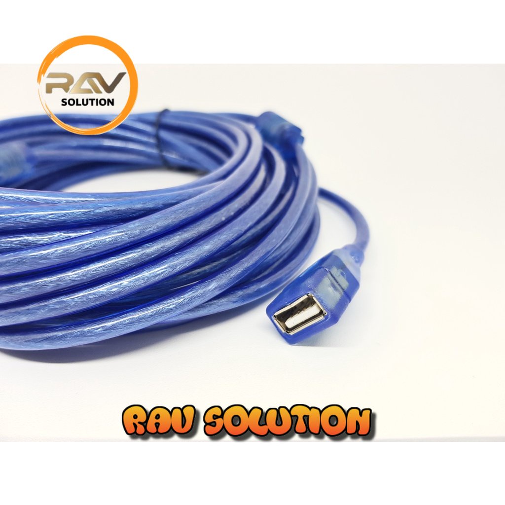 KABEL USB MALE FEMALE 10M / PERPANJANGAN USB / USB EXTENDER EXTENTION  VN 4