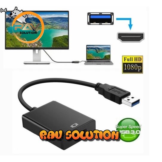 CONVERTER USB 3.0 TO HDMI / USB 3.0 TO HDMI ADAPTER  VN 4