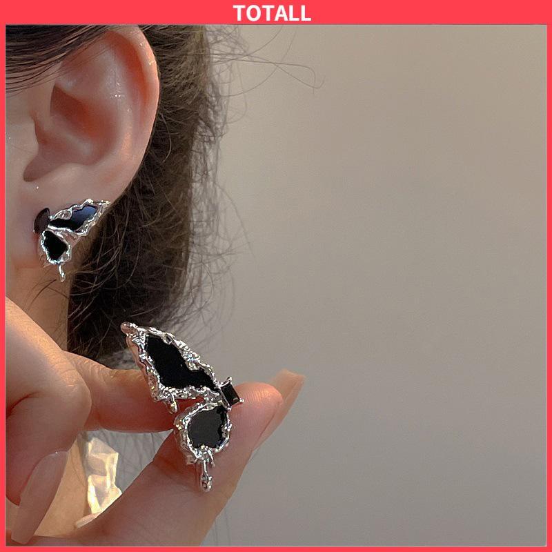 COD Anting Tusuk Sterling Silver 925 Desain Kupu-kupu Anting Untuk Wanita-Totall