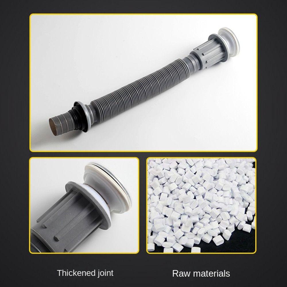 Pipa Wastafel Cuci Nanas Aksesoris Dapur Selang Air Drain Pipe Set Overflow Basin Drainer