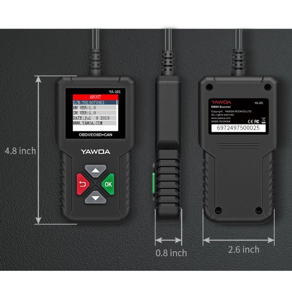 Populer Car OBD2 Scanner Tujuan Umum Multifungsi Code Reader Check Engine Alat Lampu Untuk Semua Mobil OBD2 Sistem Diagnosis Mesin Gagal Membaca Kartu