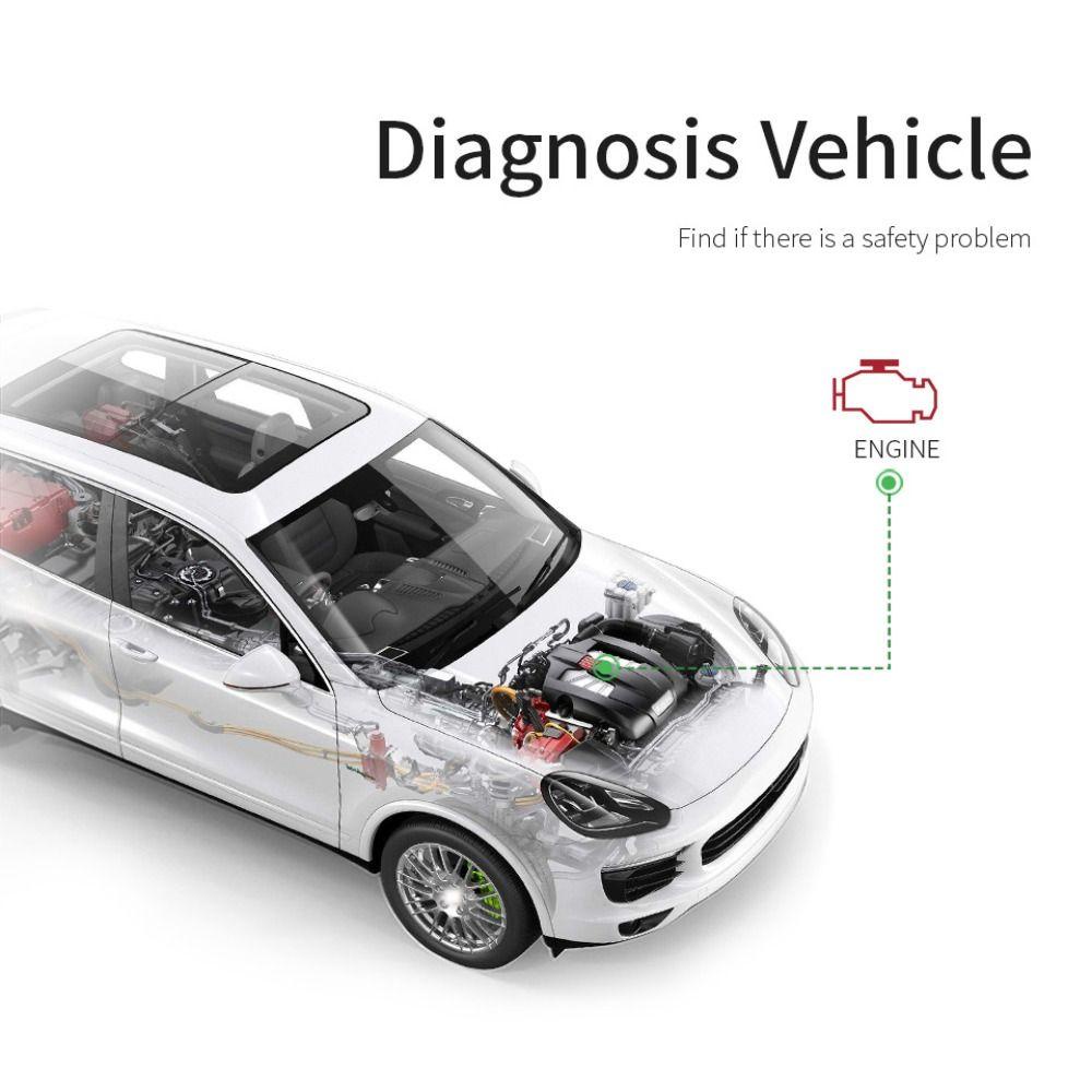 Populer Car OBD2 Scanner Tujuan Umum Multifungsi Code Reader Check Engine Alat Lampu Untuk Semua Mobil OBD2 Sistem Diagnosis Mesin Gagal Membaca Kartu