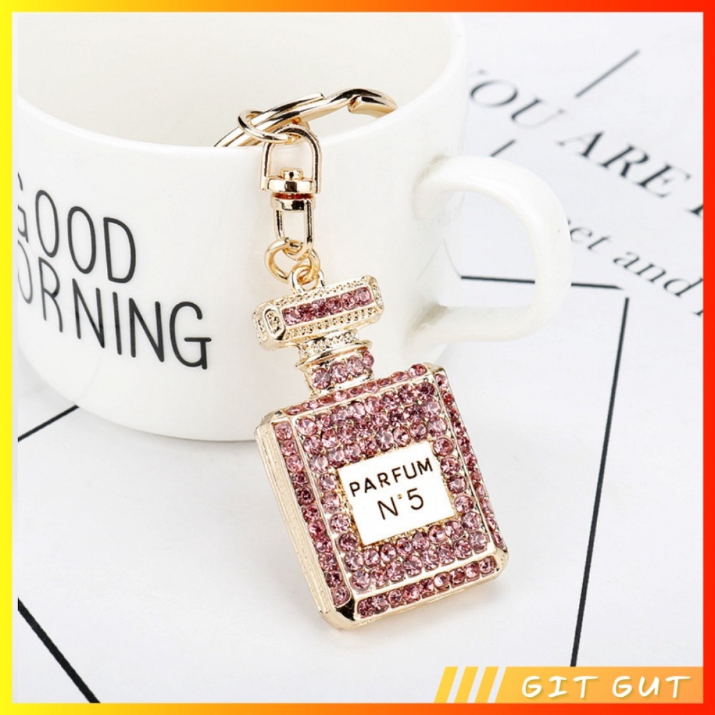 Keychain Gantungan Kunci Luxury Perfume Bottle - Botol Parfum