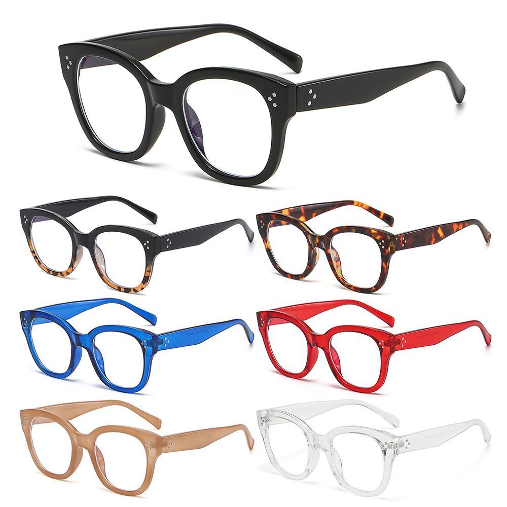 R-flower Blue Light Kacamata Wanita &amp; Pria Oversized Anti Eyestrain Eyeglasses