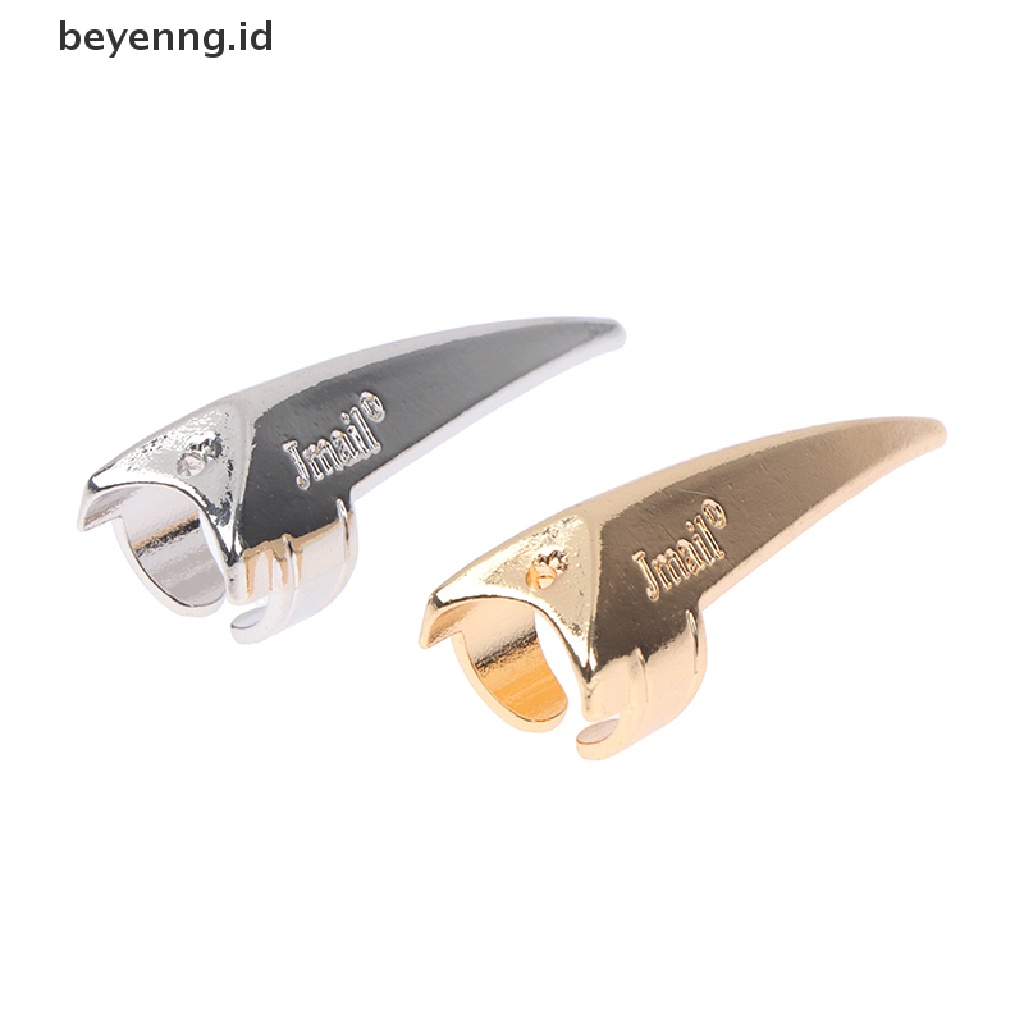 Beyen Metal Parg Finger Tip Ring Hair Sectioning Comb Mengepang Rambut Tenun Curling ID