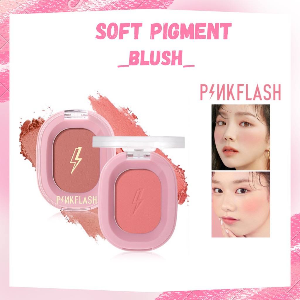 PINKFLASH OhMyHoney Blush Soft Powder Naturally Pigmented 11 Colors F01 [Emperor]