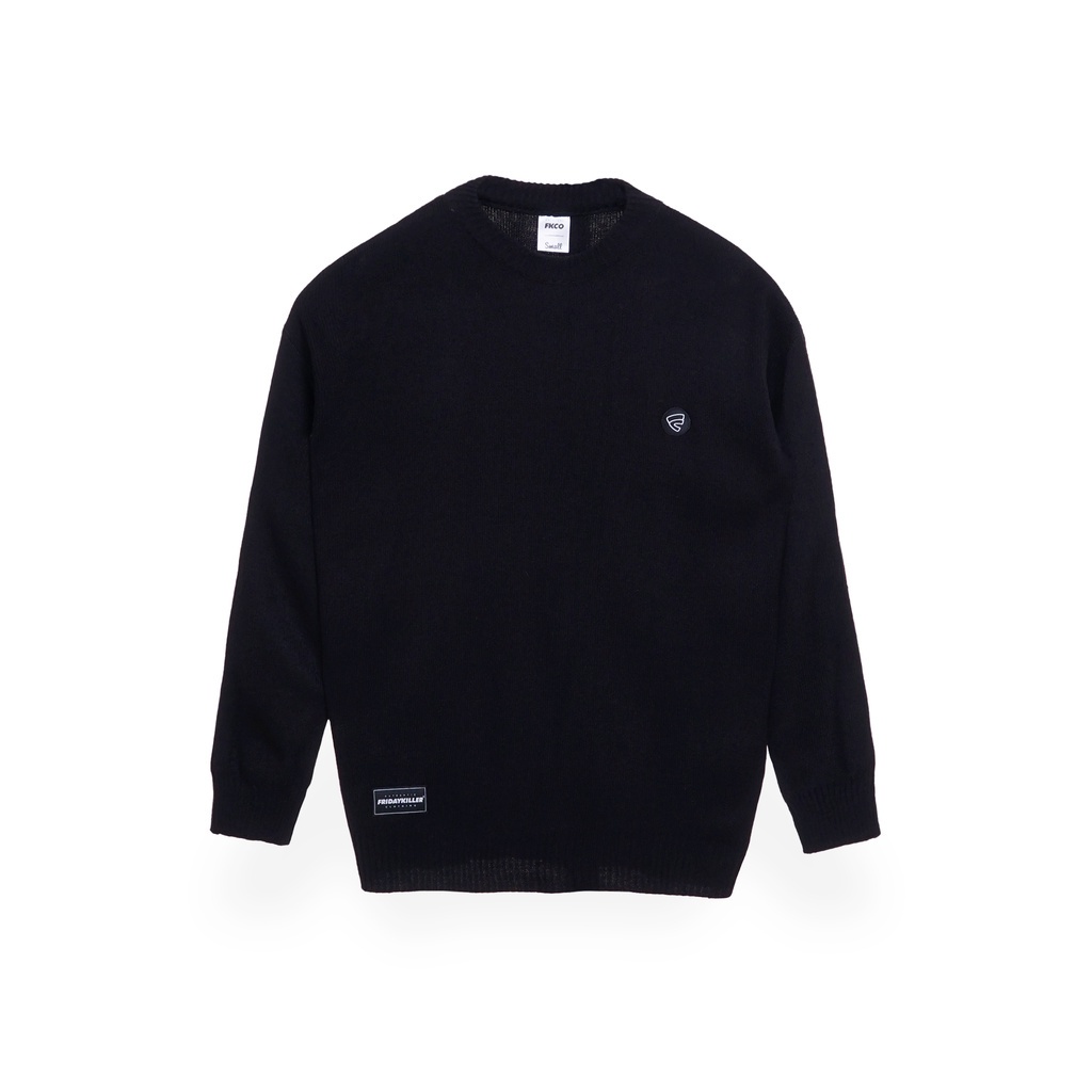 SWEATER CARDIGAN FRIDAY KILLER | FRAZIO KNIT BLACK