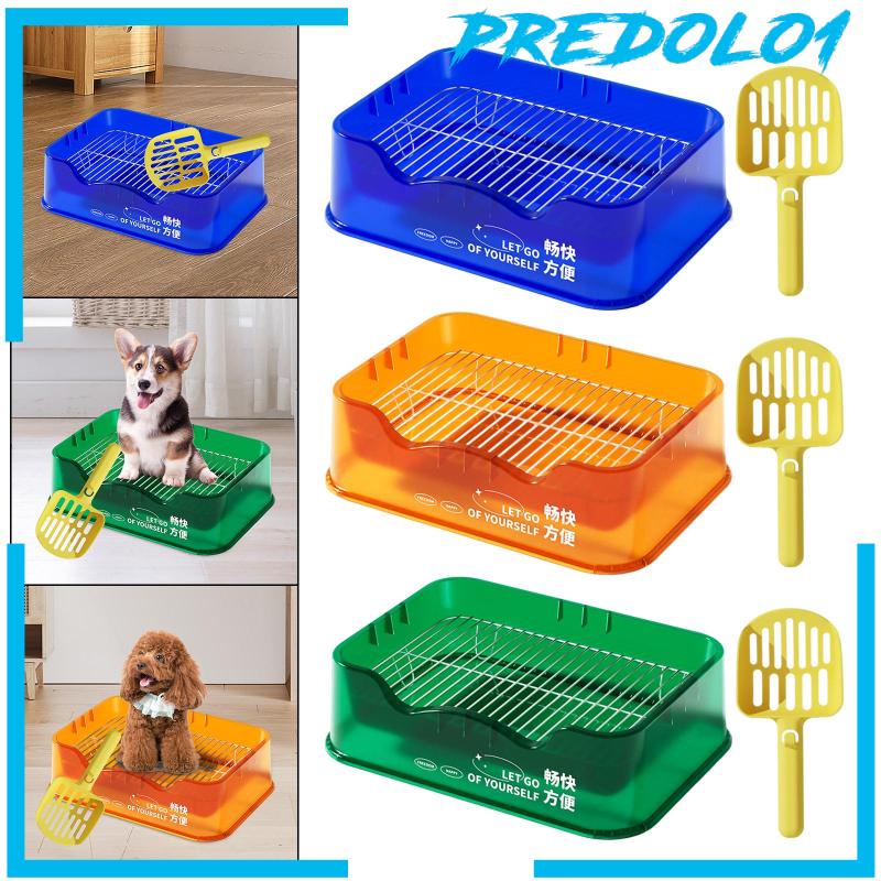 [Predolo1] Toilet Anjing Perlengkapan Hewan Peliharaan Dog Potty Pan Training Toilet Bedpan Kotak Kotoran Kucing