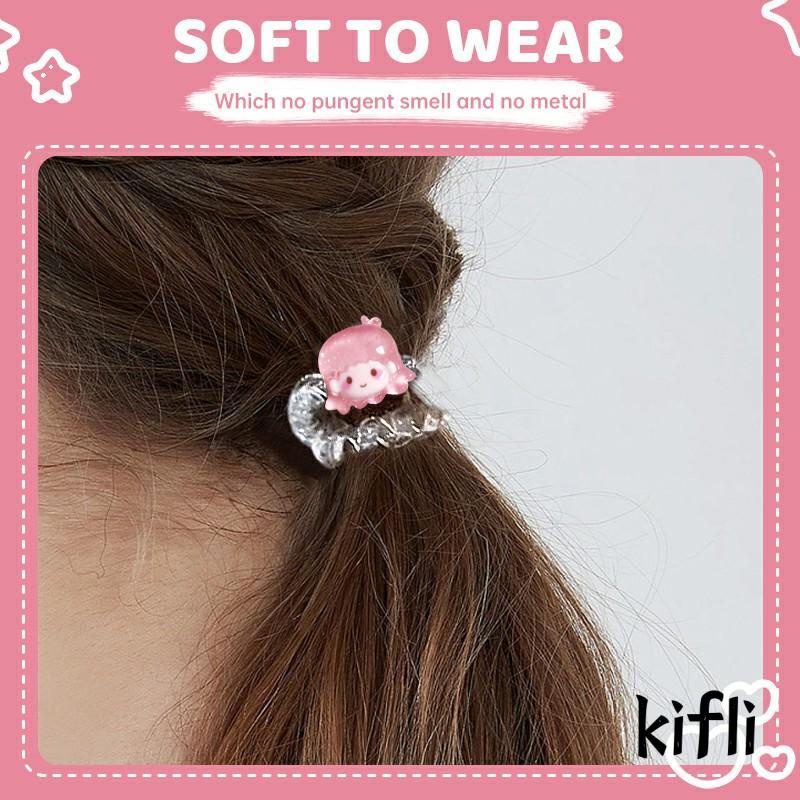 [KD] Mata Berkilau Halus Kabel Telepon Hiasan Kepala Rambut Cincin Rambut Kitty Kucing Lucu Manis Kartun