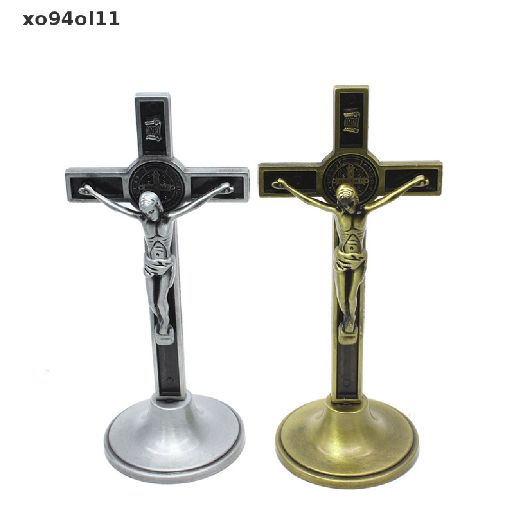 Xo Relik Gereja Yesus Di Stand Salib Dinding Rumah Dekorasi Kapel Salib Antik OL