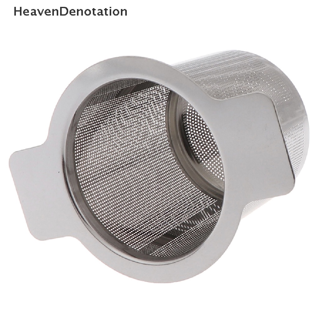 [HeavenDenotation] Stainless Steel Mesh Tea Infuser Metal Cup Strainer Penyaring Daun Longgar Tanpa Tutup  Hdv