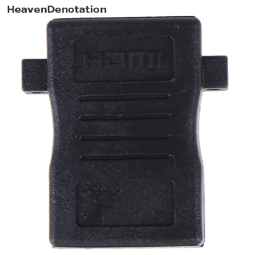 [HeavenDenotation] Konektor Adaptor Extension Coupler Dudukan Panel HDMI Female Ke Female HDV