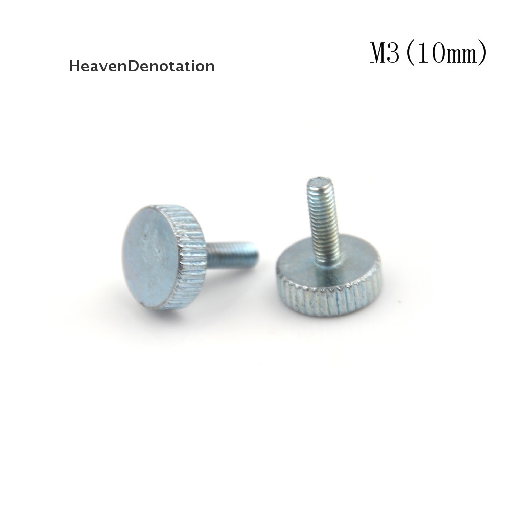 [HeavenDenotation] Sekrup Jempol 10m3 M4 M5 knurled flat head knurled, Sekrup Pengencang Tangan HDV