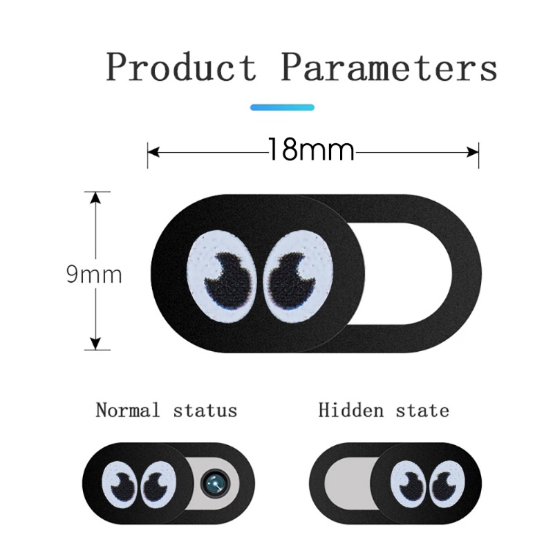 3pcs/6pcs Laptop Webcam Cover Universal Penutup Kamera Antispy Ultra Tipis Slider Ponsel Lensa Privasi Stiker Untuk Laptop PC iPad Web Macbook Lensa Tablet