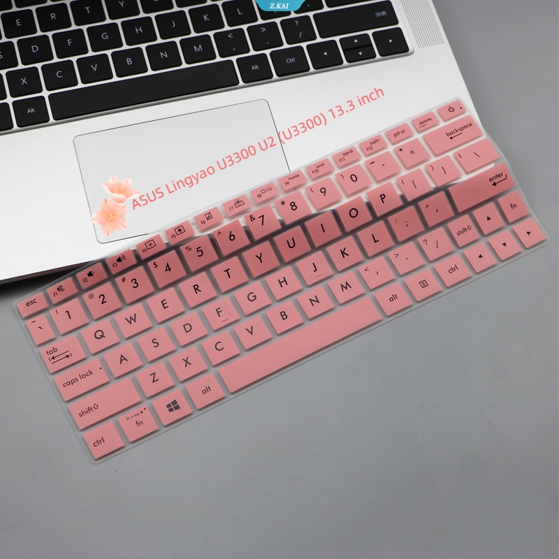 Cover Keyboard Untuk ASUS Lingyao U3300 U2 (U3300) 13.3 Inch Silikon Pelindung Kulit Film TPU Transparan Film Silicone Cover Pelindung [ZK]