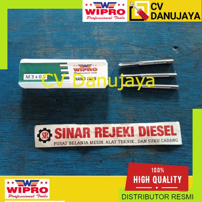 Hand Tap Handtap Handtaps Taps M3x0.5 M3 x 0.5 M3 x 0,5 M3x0,5 Wipro zg