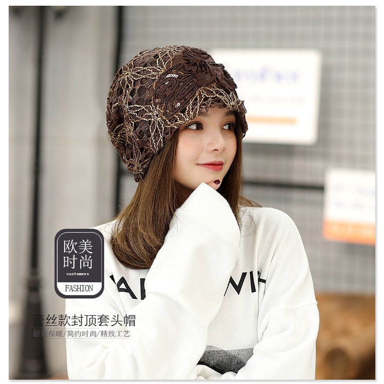 Topi Bando capped Renda Timbul Topi Kubah