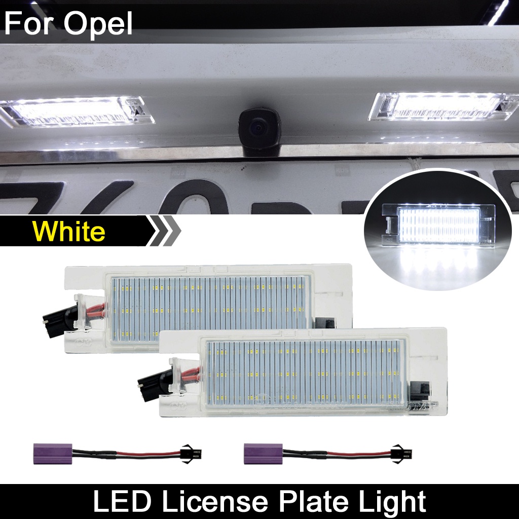 2pcs Lampu Plat Nomor LED Rakitan Lampu Untuk FIAT Bravo Grande Punto Punto Evo LED License Plate Light