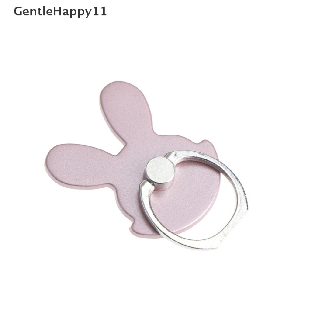 Gentlehappy Desain Kelinci phone holders 360derajat Cincin Jari Handphone stand holder universal id