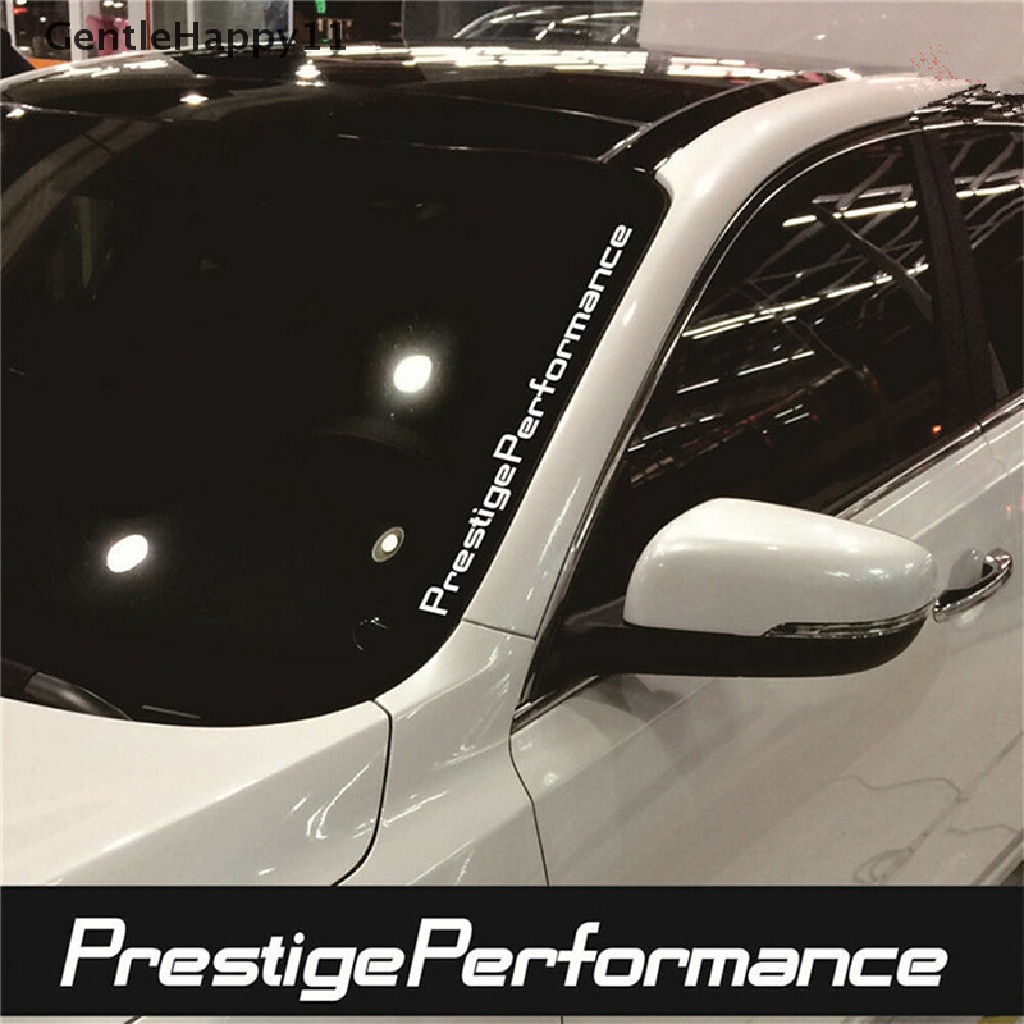 Gentlehappy Prestige Performance Graphic Front Windshield Decal Vinyl Stiker Mobil Sport id