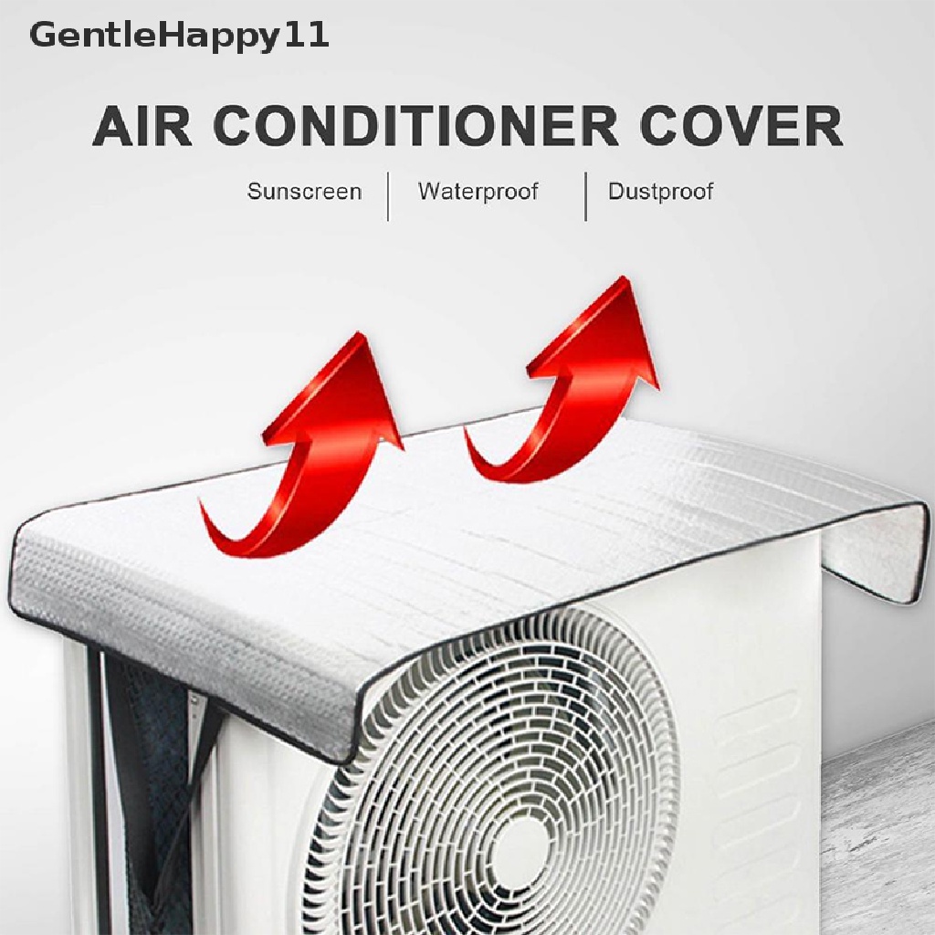 Gentlehappy Penutup Ac Outdoor Rainproof Tahan Air Anti Debu Anti-Ssalju Cleaning Cover Ac Keep Cleaning Tools id