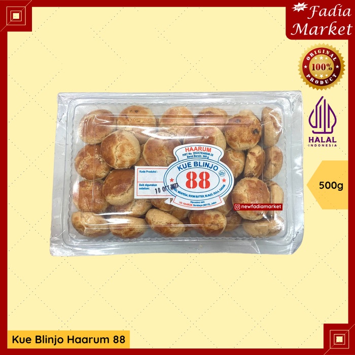 

Kue Belinjo Blinjo Melinjo Emping Cap Haarum 88 500g