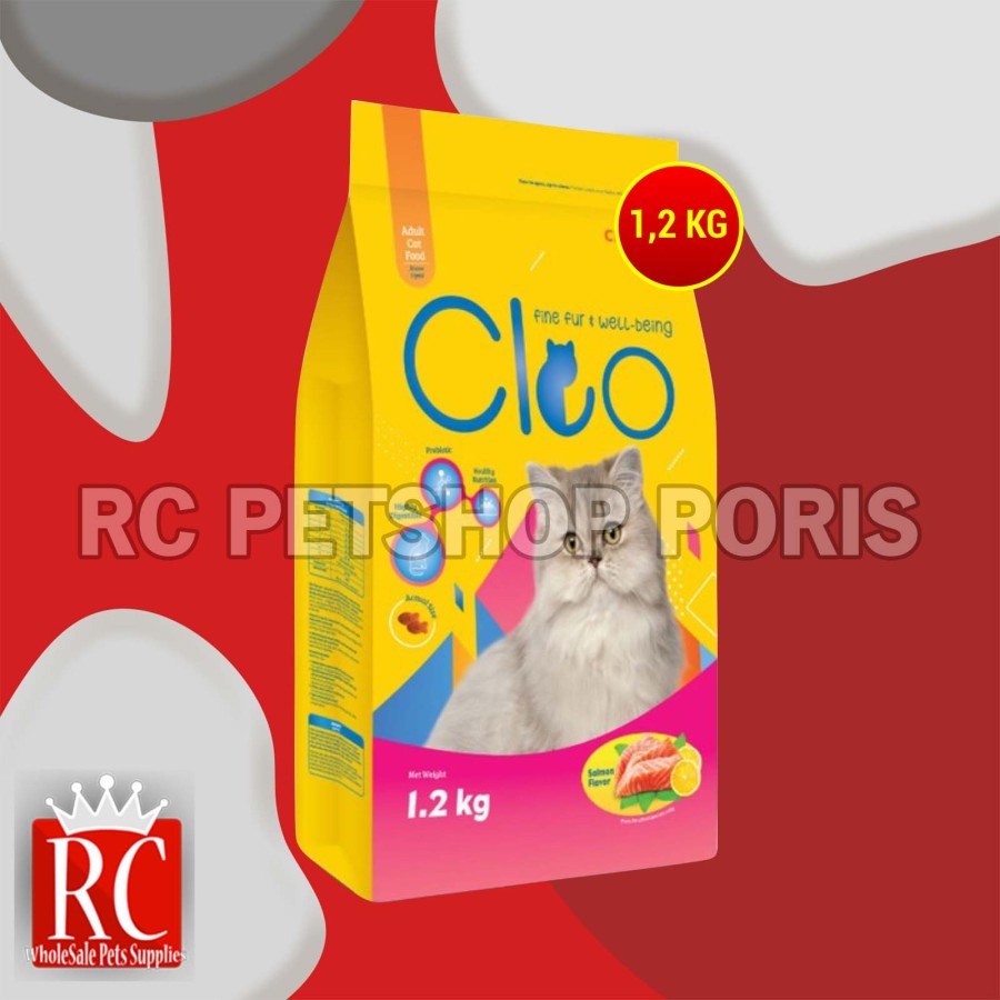 Makanan Kucing dewasa CLEO Salmon 1,2 kg cat food Adult