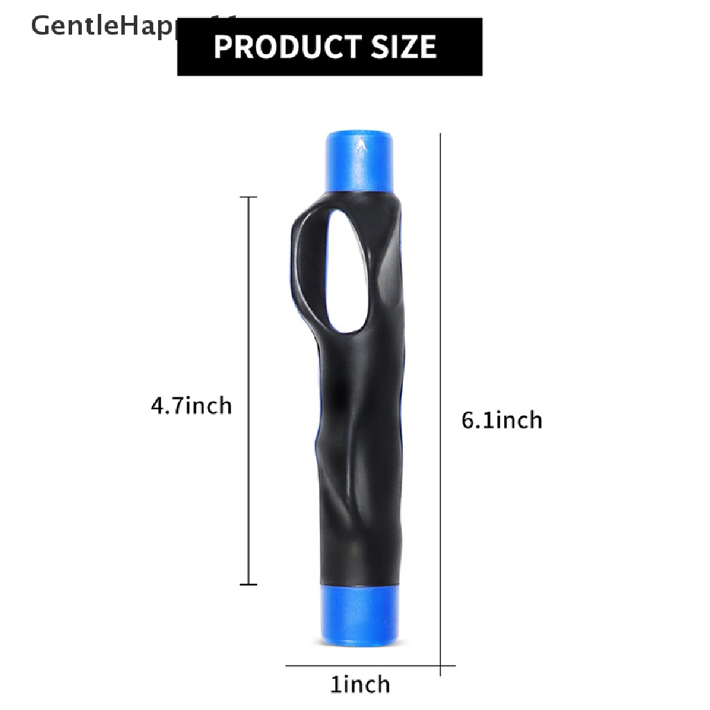 Gentlehappy Golf Grip Trainer Attachment Outdoor Golf Swing Trainer Alat Bantu Latihan Keselarasan Gerakan Pemula Pelatihan Korek Grip Aid id
