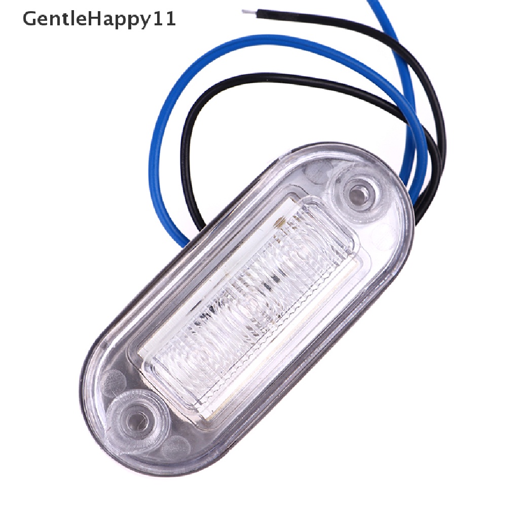 Gentlehappy 2pcs 12V Lampu Sopan Perahu Dek Tangga Transom LED Stern Light Tahan Air id