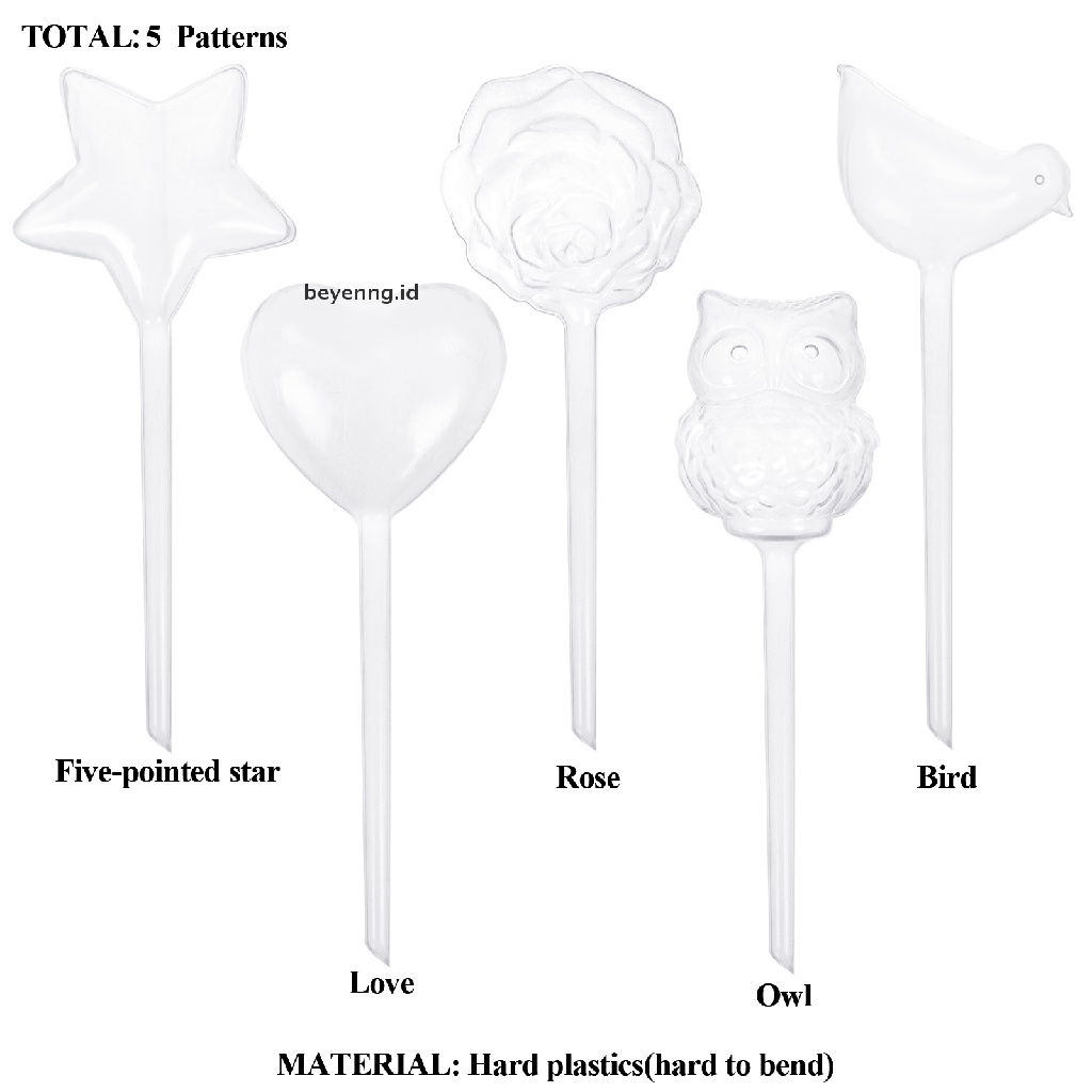 Beyen Penyiram Tanaman Self Watering Stakes Bola Dunia Otomatis Drippers Air Bening ID