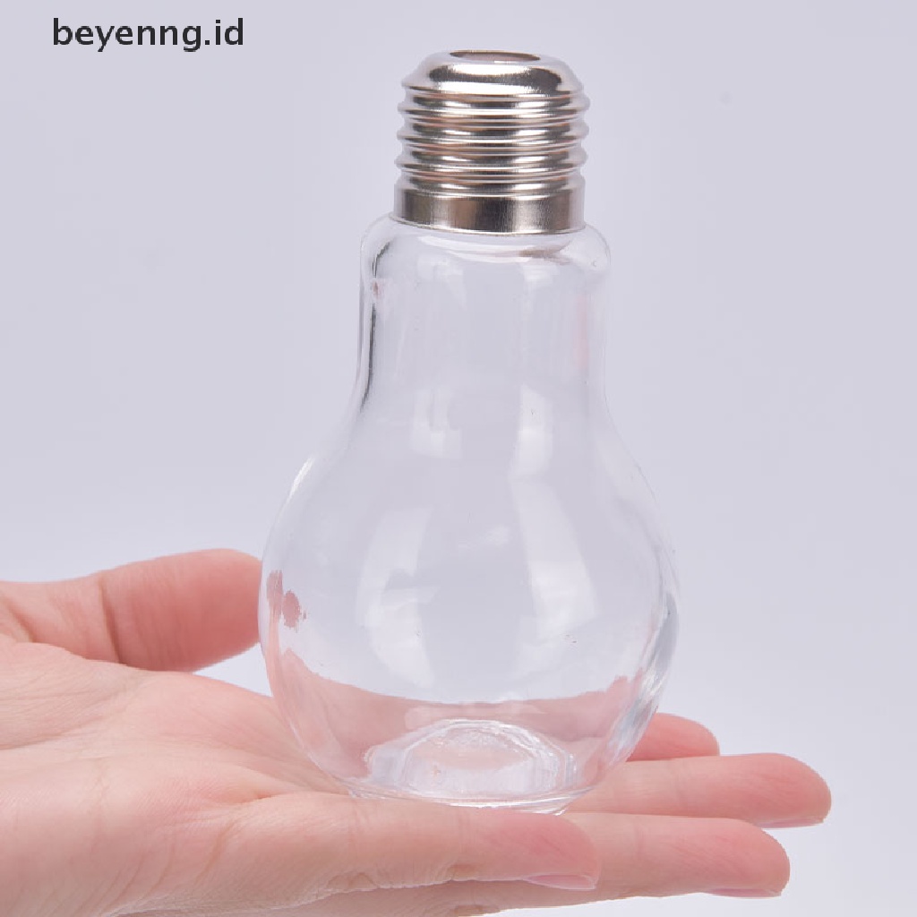 Beyen 100ml Lampu Bohlam Transparan Vas Kaca Fashion Vas Bunga Hadiah Rumah ID