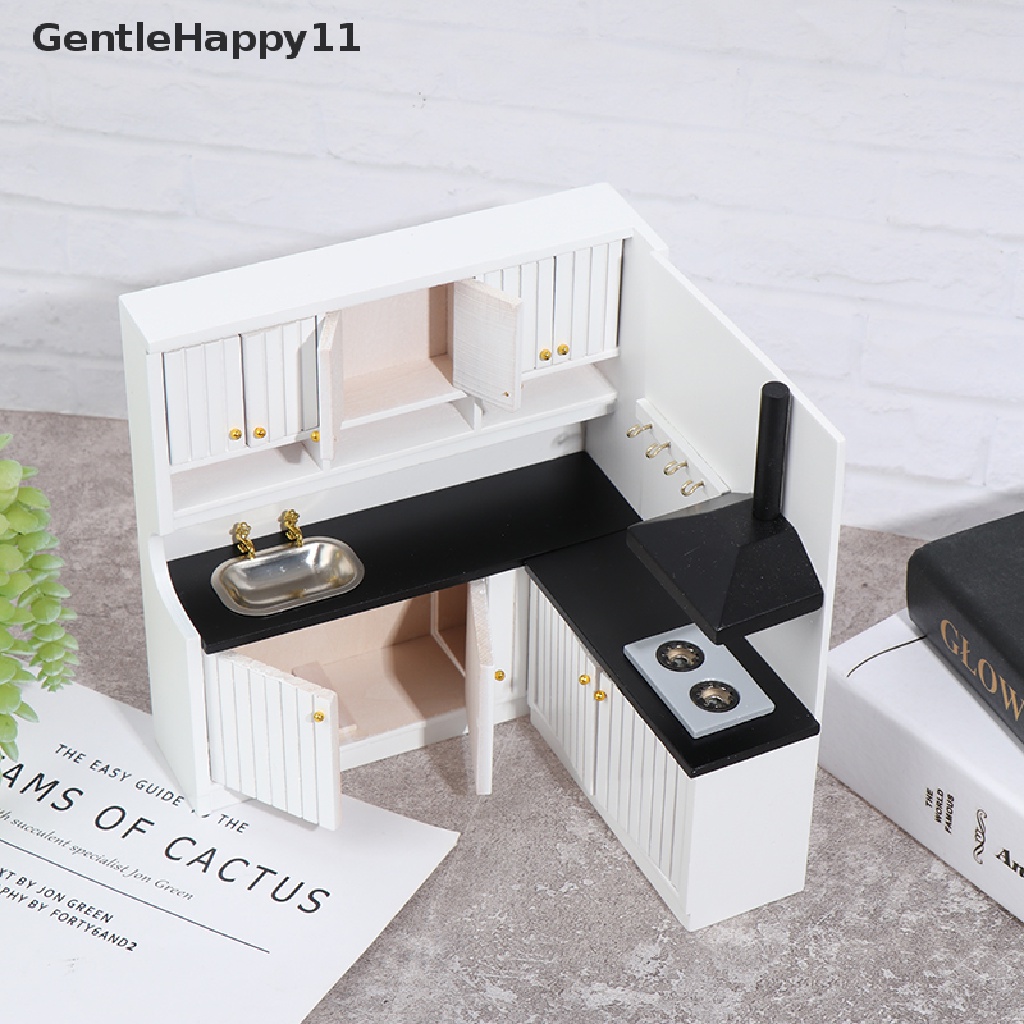 Gentlehappy 1:12rumah Boneka Miniatur Kitchen Set Model Aksesoris Furniture Mainan id