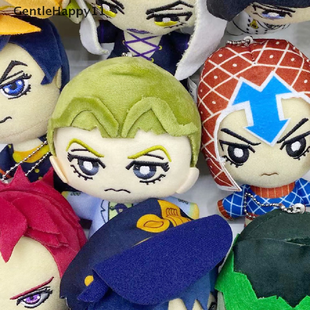 Gentlehappy Jojo's Bizarre Adventure Bugatti Abacio Fukuoka Toaro Plush Pendantmainan Mainan id