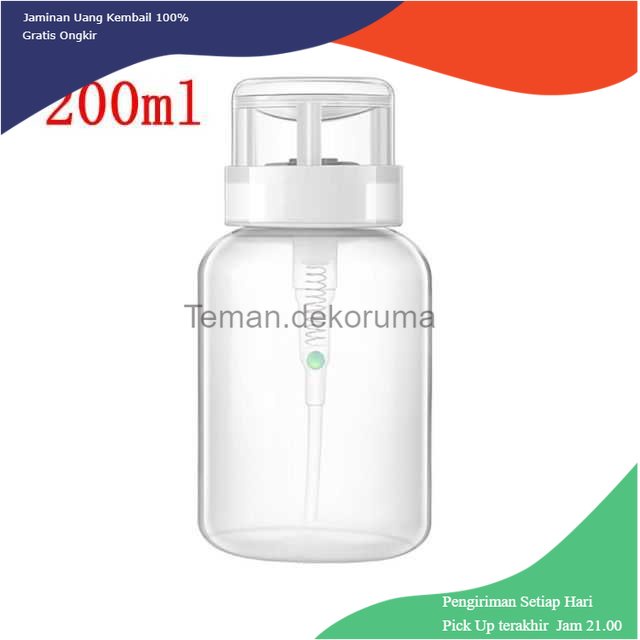 TD - RTG NianLes Botol Travel Size Liquid Bottle Pump 200 ml - MJ-693