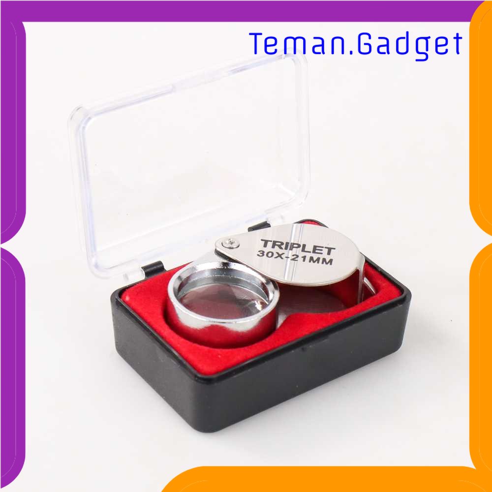 TG - ATK BSIDE Kaca Pembesar Foldable Magnifying Glass Jewelers 30x-21mm - BS30