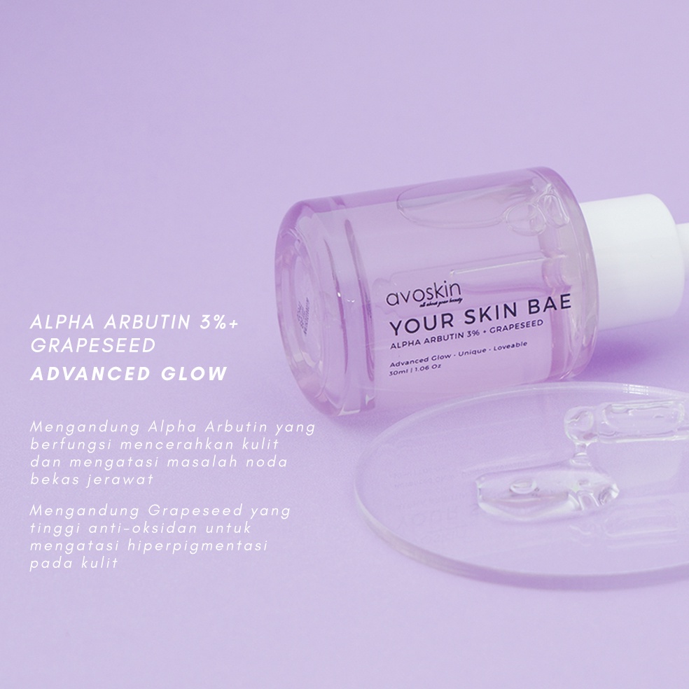 [NEW] Avoskin Your Skin Bae Alpha Arbutin 3% + Grapeseed / Avoskin Serum Alpha Arbutin