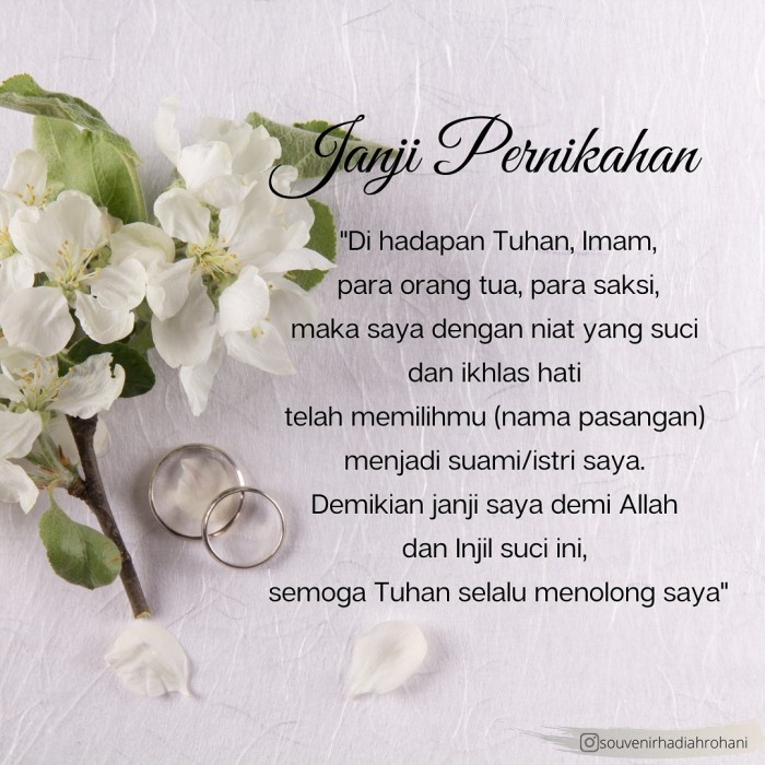 Hantaran Pernikahan Katolik/Custom barang rohani