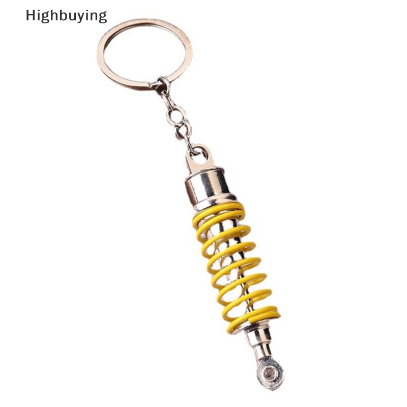 Hbid Kreatif Shock Absorber Gantungan Kunci Alloy Interior Mobil Suspensi Keyring Unisex Tas Ornamen Gesper Pinggang Aksesoris Craft Hadiah Glory