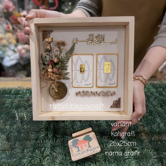 frame mahar untuk antam logam mulia/farewell - Sberkenan