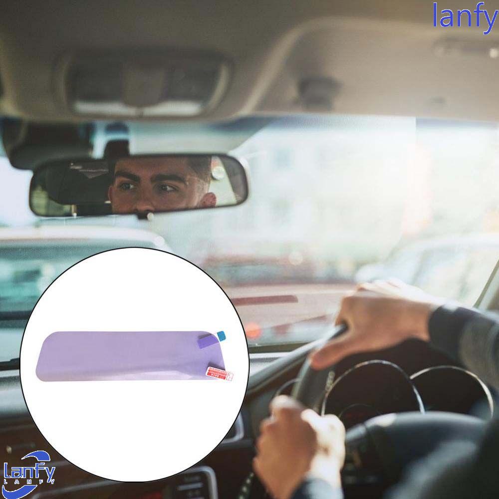 Lanfy Film Spion Interior Mobil Tahan Air Transparan Silau Perlindungan Anti Silau Auto Sticker Aksesoris Pet Anti Fog Film