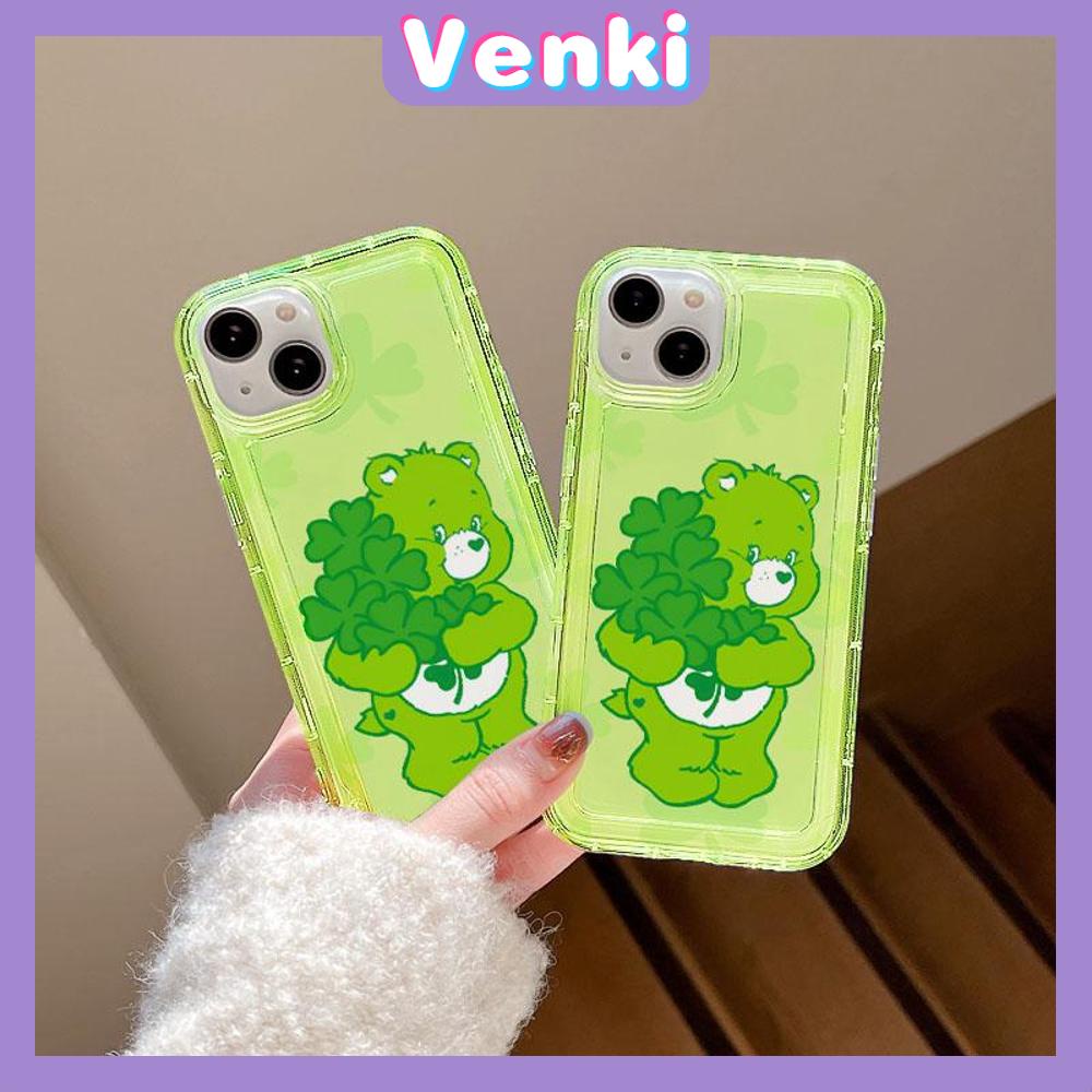 VENKI -For iPhone 11  iPhone Case Clear Case TPU Soft Case Airbag Shockproof Cute Cute Cartoon Bear Compatible with iPhone 14 13 Pro Max iPhone 12 Pro Max 11 7Plus 6Plus XR xs max