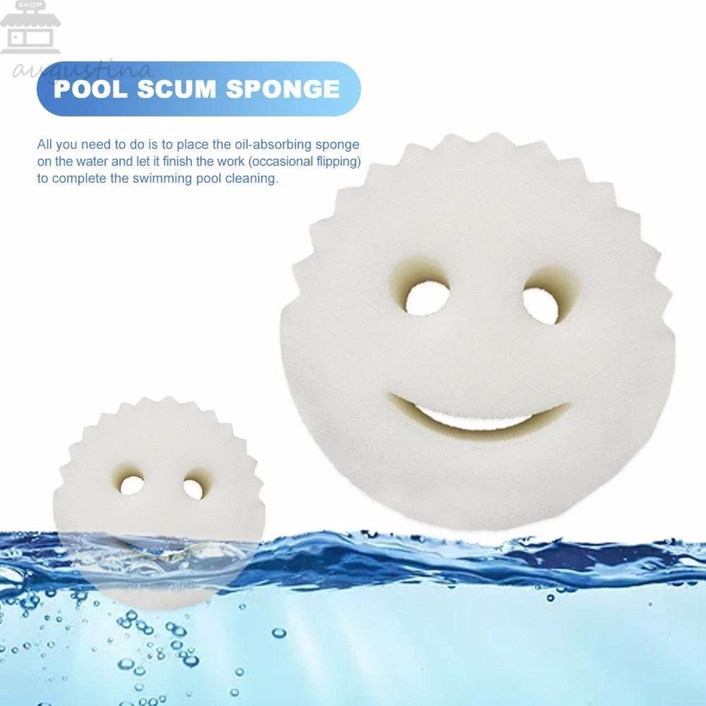 Spons Pembersih Kolam Renang Agustinina 10PCS Filter Spons Penyerap Minyak Spons Spa