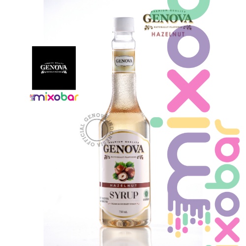 

Genova Syrup Hazelnut 750ml l Sirup Minuman