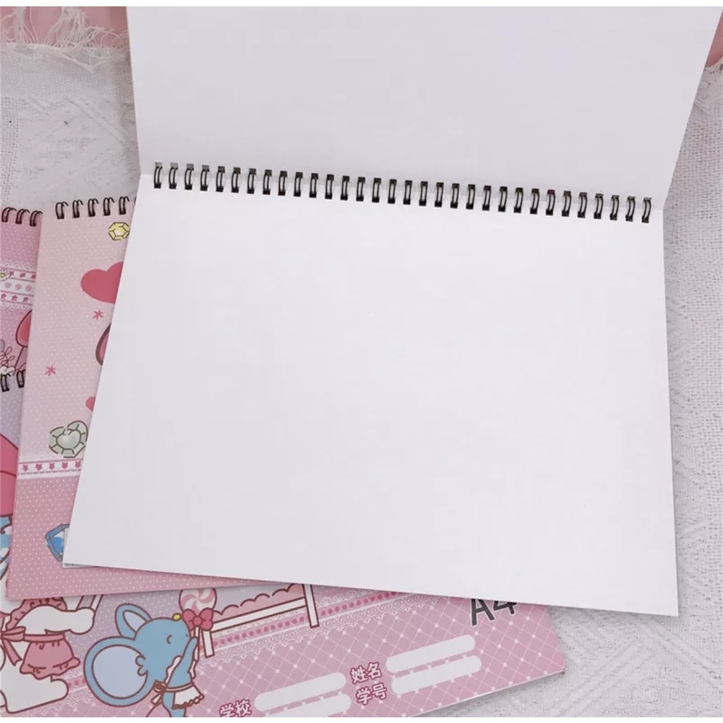 

Buku gambar sanrio melody free stiker a4 isi 50lbr