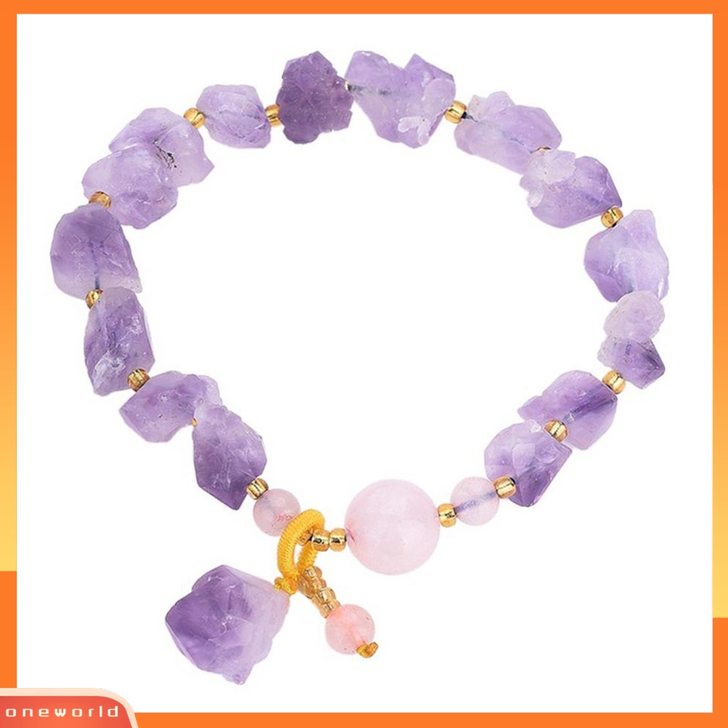 [EONE] Wanita Gelang Gradien Elegan Tembus Bentuk Berbeda Batu Energi Prom Gelang Perhiasan Perempuan