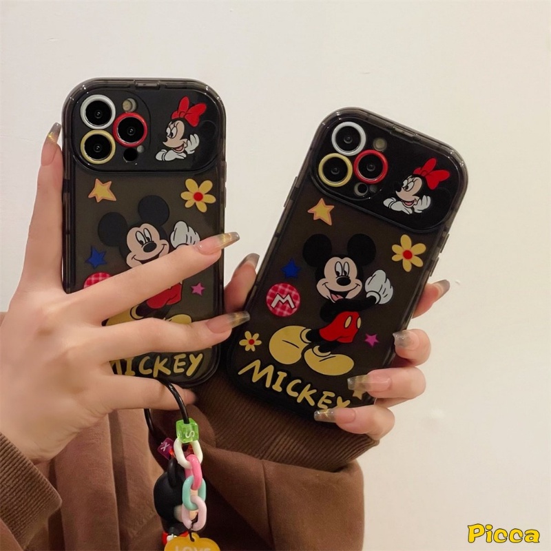 Casing Cermin Make Up Flip Kreatif Untuk Vivo Y20 Y11 Y12 Y15 Y91C Y1S Y17 Y12i Y20i Y11s Y20s G Y12A Y20A Y20G Y30G Y12s Kartun Mickey Minnie Mouse Lucu Kuromi Mirror Soft Cover