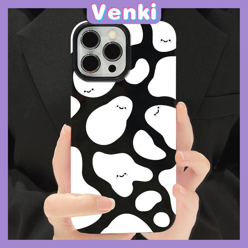 VENKI - For iPhone 11 iPhone Case Pink Glossy TPU Soft Case Shockproof Protection Camera Cute Cute Rabbit Compatible with iPhone 14 13 Pro max 12 Pro Max xr xs max 7Plus 8Plus