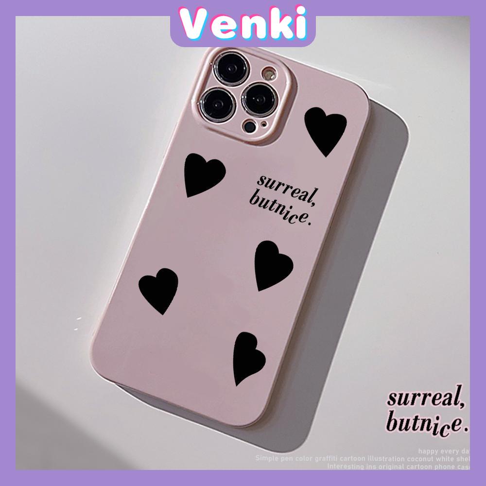 VENKI - For iPhone 11 iPhone Case Cream Glossy Soft Case TPU Shockproof Camera Cover Protection Purple Hearts Simple Compatible with iPhone 14 13 Pro max 12 Pro Max xr xs max 7 8